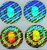 Microtext Security Hologram Sticker