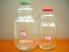 Mineral water glass bottle