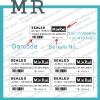 Minrui WARRANTY security shipping seal label,box seal security label,cartons seal labels