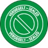 Minrui button WARRANTY security seal label,box seal security label,cartons seal labels