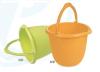 Modern Pail With Plastic Handle