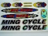 Motor Cycle label sticker