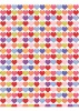 Multicolored Hearts Wrapping Paper