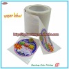 OEM Hot color printing paper label