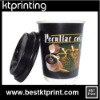 OEM Printed double wall black coffee cups