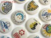 OEM off-set printing round tin button badge