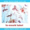 OPP In-Mould label of Chinese flower