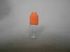 ORANGE CAP plastic eye drop bottle