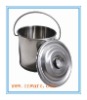 Oblique Stainless Steel Bucket With Lid