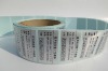 Offer printing adhesive labels