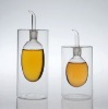 Oil vinegar glass bottle