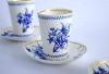 Old-fashion Anti Ceramic Paper cup/ Chinese bluewhite porcelain