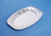 Oval aluminium foil tray