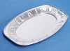 Oval aluminium foil tray