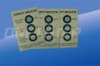 PCB dry packing humidity indicator card