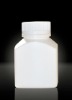 PE Square Plastic Capsule/Tablet/Pills Bottle/Container E27-100g