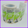 PE bottle adhesive shampoo label of high quality