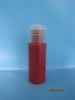 PE red 100ml lotion bottle