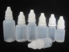 PE white empty dropper bottles