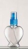 PET 80ml heart-shaped spray bottle