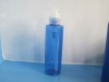 PET blue cosmetic bottle