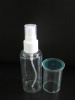 PET clear cosmetic sprayer bottle