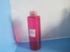 PET cosmetic bottle with flip cap