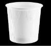 PP Circular White Plastic Cup Container W003 1000ml