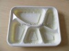 PP Plastic Food Compartment Tray