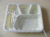 PP Plastic Food Compartment Tray