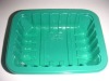 PP disposable  green food packing plastic tray