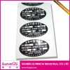 PP fashion customized round transparent stickers