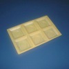 PS plastic yellow cake tray