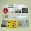 PVC adhesive  label