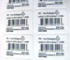 PVC barcode label