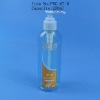 PVC hair gel bottle