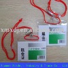 PVC hang tag xmxdj-0438