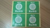 PYX Paper labels with ROHS Logo