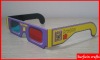 Paper 3d glasses with red/cyan lens