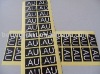 Paper adhesive stickers