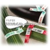 Paper printed Vegetables'twist ties