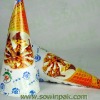 Paper sleeve for ice cream cone