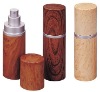 Perfume atomizer spray  aluminum bottle  wood finished perfume bottle perfume jar cosmetic bottle