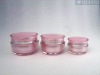 Pink acrylic cream jar-30/50/15G