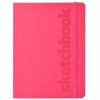 Pink leather notebook