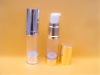 Plastic Cosmetic Airless Pump Bottle  with  Cap