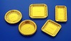 Plastic Gold Dessert Trays