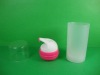 Plastic airless pump bottle