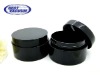 Plastic black plastic cosmetic cream jar