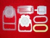 Plastic buckle for DVD packing carton